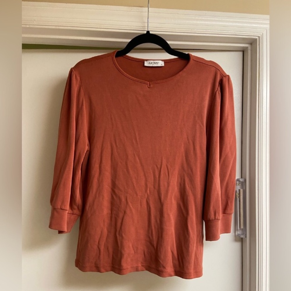 Rust Orange Top | Monn